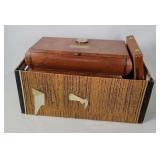 Vtg Wood Cigar Boxes & Humidors