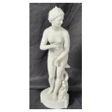 Ceramic Nude Woman Figurine, Finger Chip