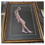 Framed Nude Women Art