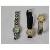 3 Ladies Watches - Timex, Geneva, Timetech