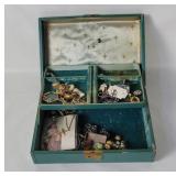 Jewelry Box W/ Costume Jewelry