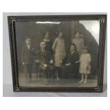 Antique Framed Family Photo