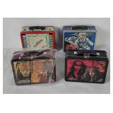 Tin Lunch Boxes - G I Joe, Monopoly, Pirates