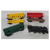 Lionel 1060 Loco & 5 Train Cars