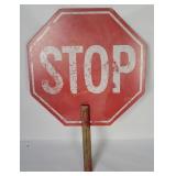 School Crossing Guard Stop Sign