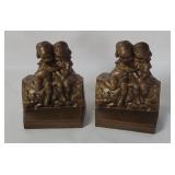 Children Hugging Bookends