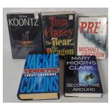 Books Lot - Clancy, Koontz, Higgins Clark