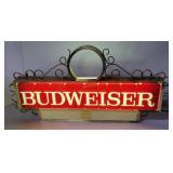 Budweiser Plastic Lighted Sign