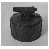 Iron Art Cast Iron Cannon Trinket Box