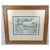 Framed Artist Print Signed Paul Brent