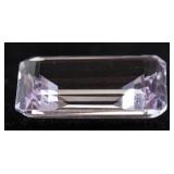 15.74ct Octagon Purple Natural Amethyst IGL&I