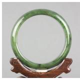 Chinese Fine Green Jade Bangle