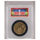 USA JFK Half-Dollar 24kt Gold Plated Bucaneers