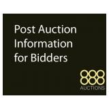 Bidder Post Auction Information