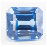 9.66ct Emerald Cut Blue Paraiba Tourmaline