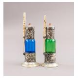 Moroccan Kohl Hand-crafted Bottles 2pc