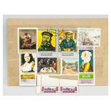 Assorted Vintage Postage Stamps Collection 10pcs