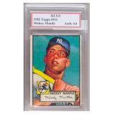 1952 Topps #311 Mickey Mantle KCGS Auth-Alt