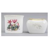 British Porcelain Holders Royal Worcester 2pc