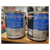 2 - 1 gallon cans of roof patch