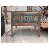 Prestone antifreeze stand 20 x 20 x 13