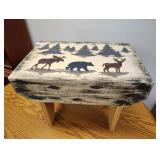 Wildlife stool 16x20x13