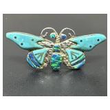 Sterling Silver Butterfly Pin/Pendant 8.71 Grams