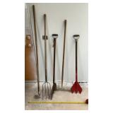 4 Tine Hay Fork, Hoe, Hay Cutter & More
