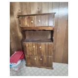 63" tall bookcase cupboard