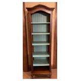 Wooden Bookcase With Adjustable Shelves 21x72x16