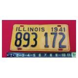 1941 License Plate