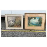 Primitive Landscape Framed Pictures