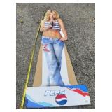 Brittany Spears 6 ft Pepsi Advertising Cardboard