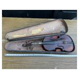 Antique Violin in Case with Bow and Violin