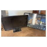 Tv with DVD Player and Hp Monitor