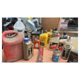 Motor Oil some sealed , brake fluid, gear oil,