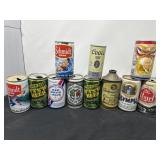 Empty Old Beer Can Collection