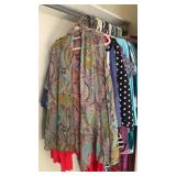 Closet full womens clothes size large and pants