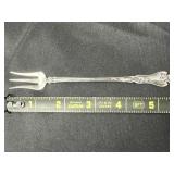 Sterling Silver hors dï¿½oeuvre Fork 9.90 Grams