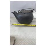 Cast Iron Tea Kettle No. 6 Star Emblem w/Bird