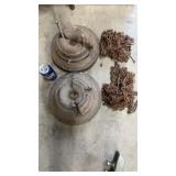 2-Craftsman 33lb Garden Tractor Wheel Weights and