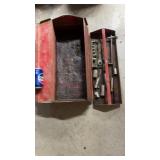 Metal Toolbox with Sockets and more