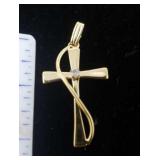 14K Gold Cross