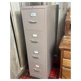 Hon 4-Drawer Metal File Cabinet