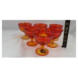 Heritage Red Amberina Eagle Glasses