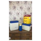 Coolers industrial 3 gal drinking water, tote 18