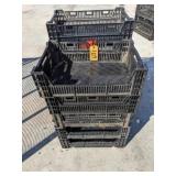 10) RIDGID PLASTIC CRATES (23" X 15")