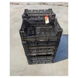 10) RIDGID PLASTIC CRATES (23" X 15")