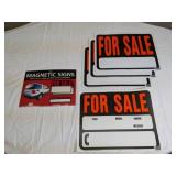 FOR SALE SIGNS INCLUDING UNOPENED