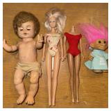 Vintage Dolls and Troll